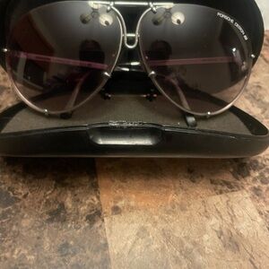 Porsche Design Silver Frame Sunglasses